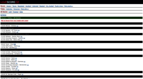 livescore cz|Czech Football Live Scores, Results .